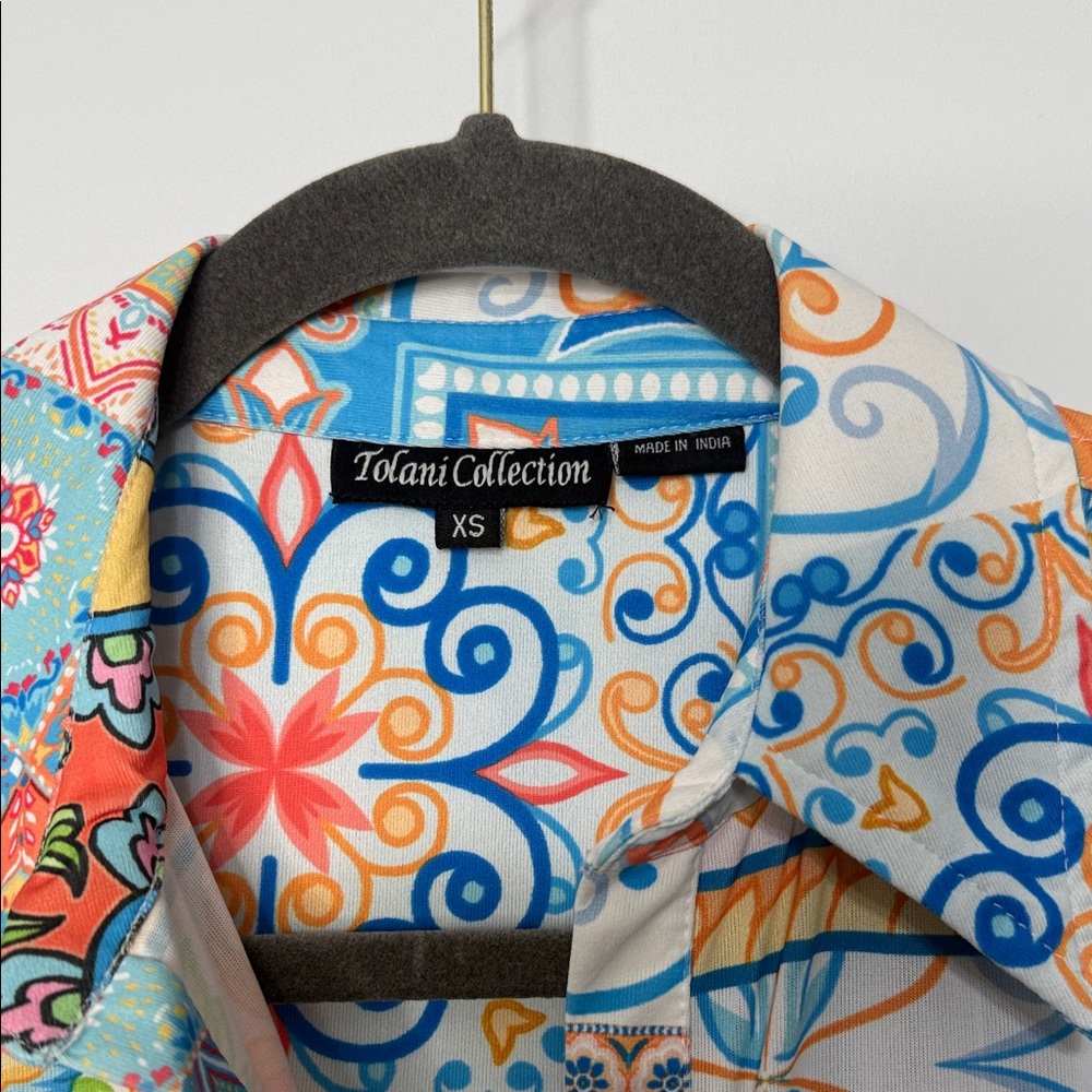 Tolani Collection Multicolor Patterned Maxi Long … - image 4